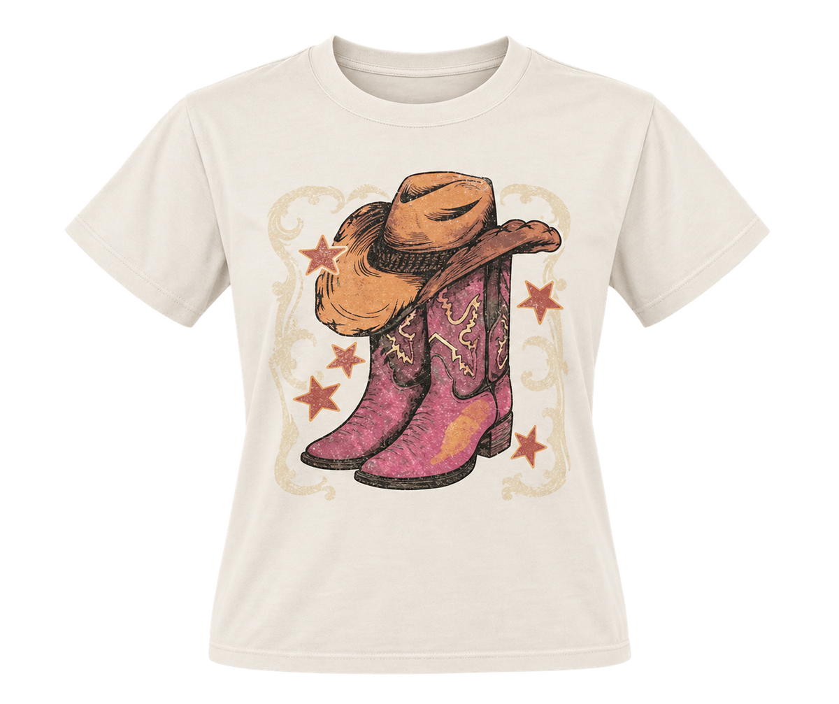 CAMISETA BOTA VAQUERA