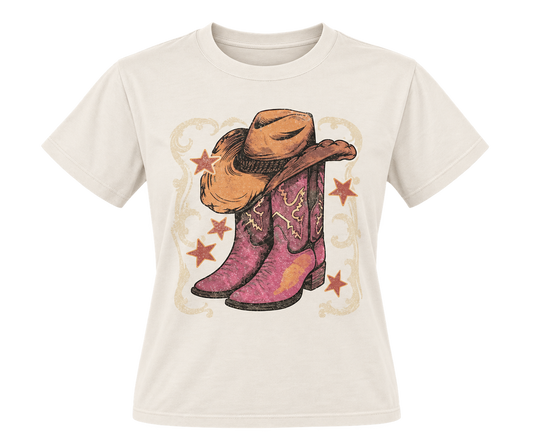 CAMISETA BOTA VAQUERA