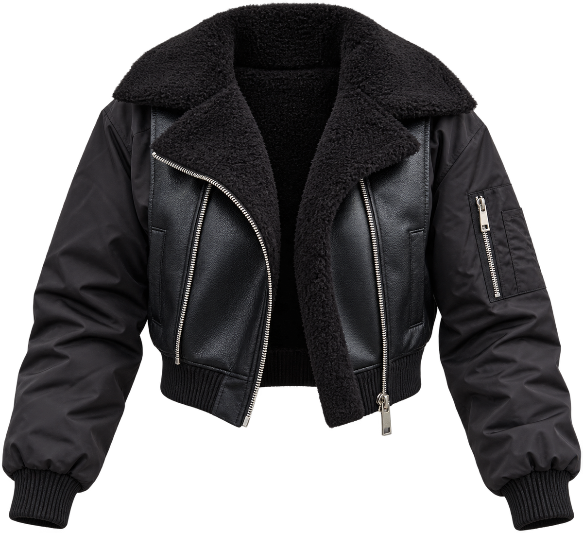 CHAQUETA CUERINA PUFF