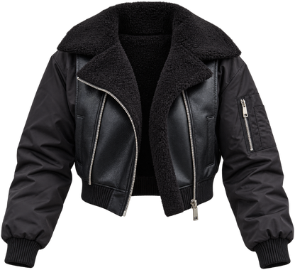 CHAQUETA CUERINA PUFF