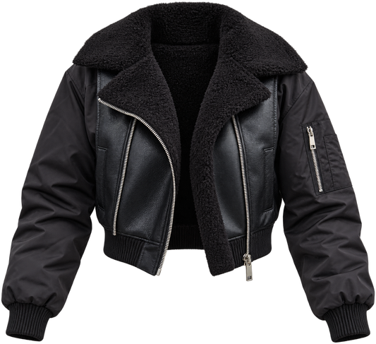 CHAQUETA CUERINA PUFF