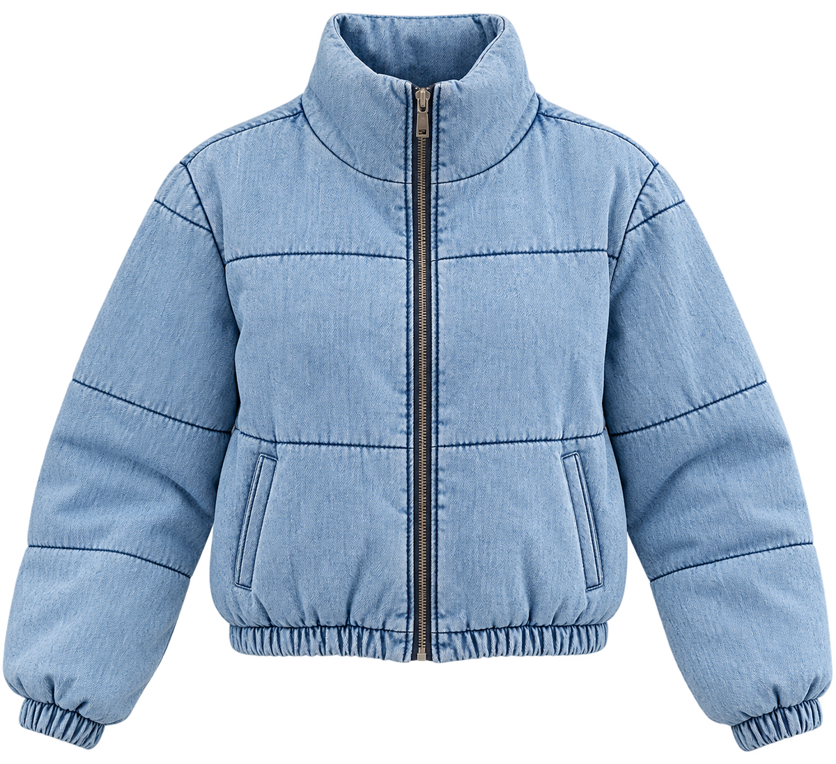 CHAQUETA DENIM PUFF