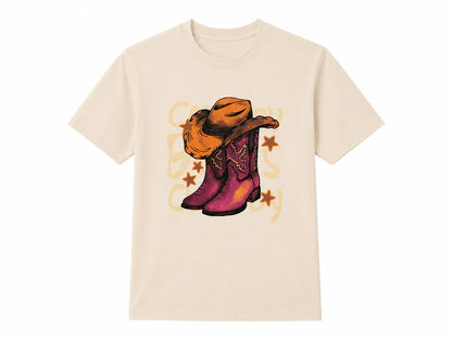 Camiseta bota vaquera